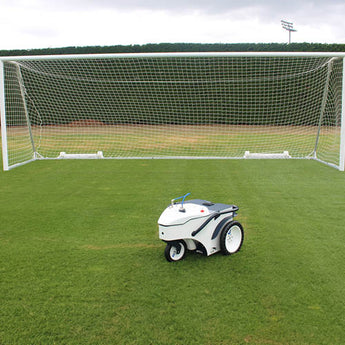 Robot in front of goal